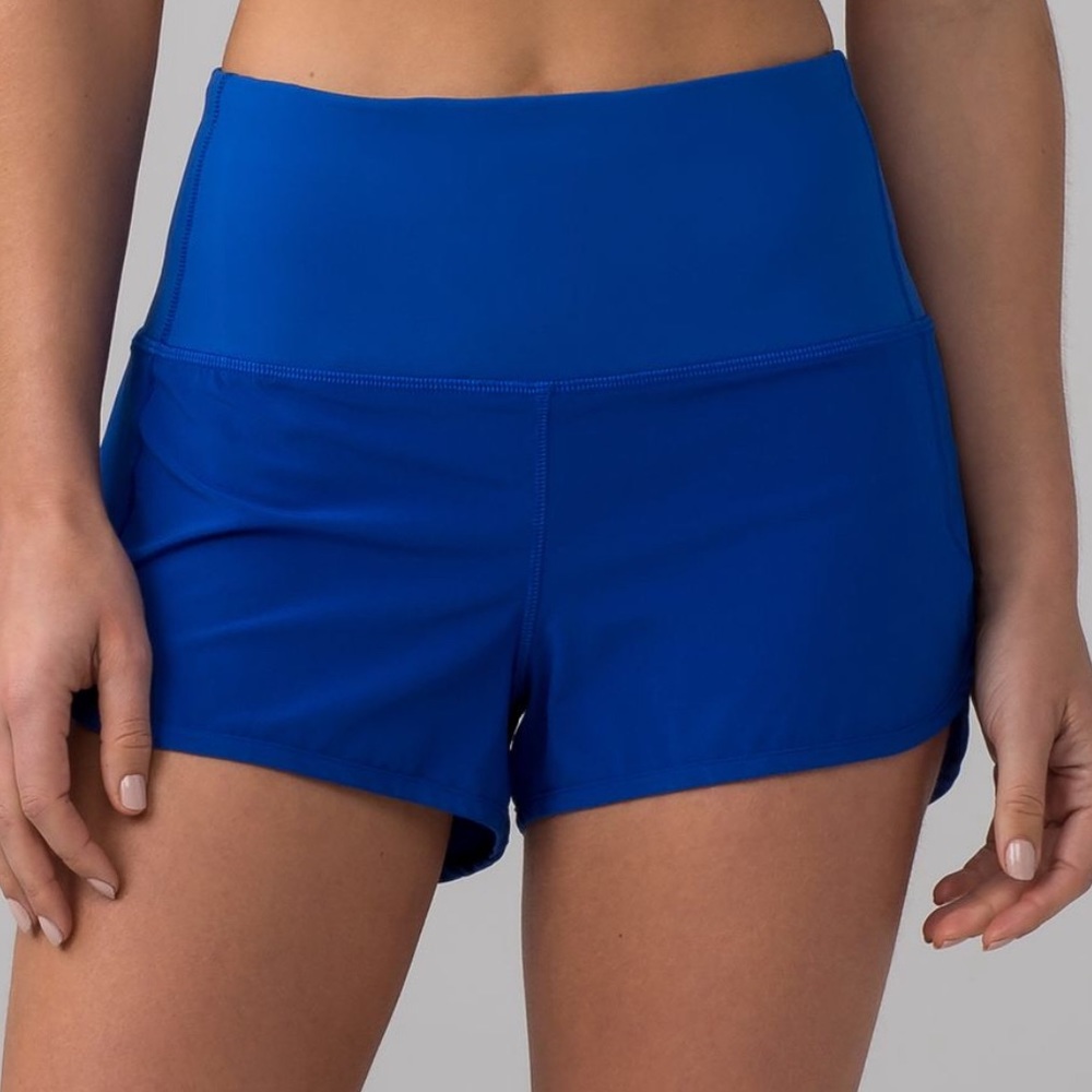 Lululemon High Rise Speed Shorts 2.5” Size 6